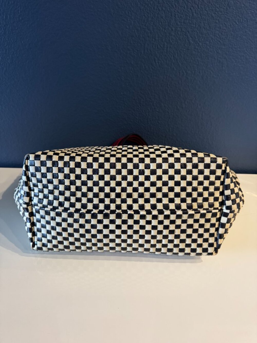 Clare V Checkered Bateau Tote - Picture 3 of 9